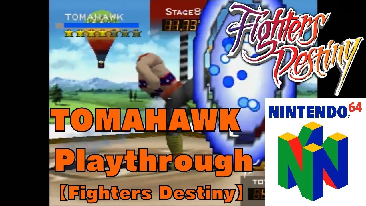 Fighters Destiny (Nintendo 64) - Прохождение с Томагавком [Безумная сложность]