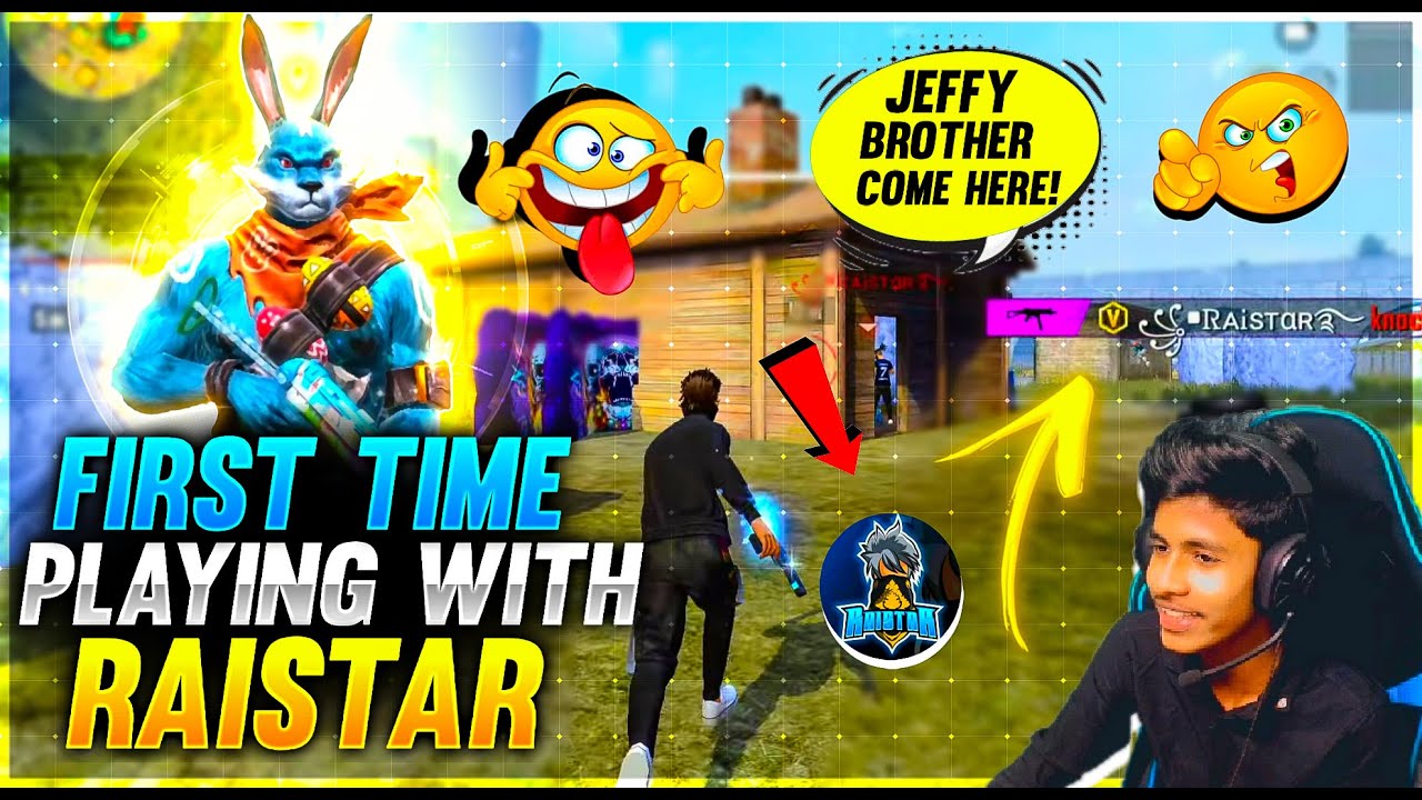 💥😍First Time Playing With Raistar😮🔥||🤭Aj Jeffy Vs Raistar MVP Challenge🔥😂||Garena-Free Fire#Raistar