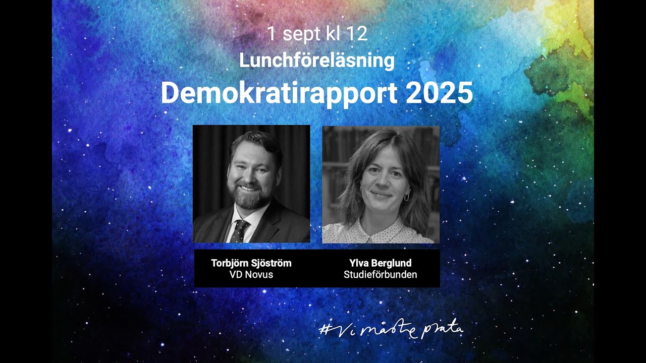 Föreläsning: Hur mår den svenska demokratin?