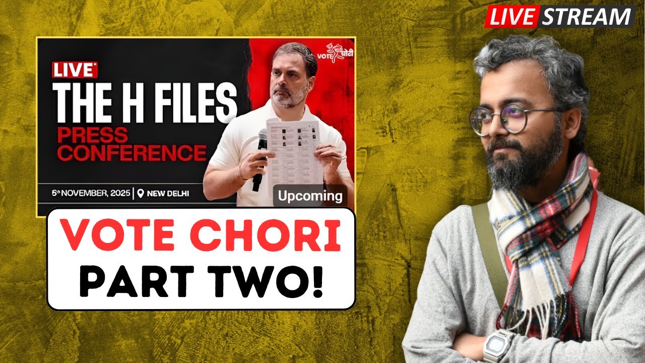 The H Files | Rahul Gandhi #VoteChori Press Conference | WATCH PARTY | LIVE REACTION!