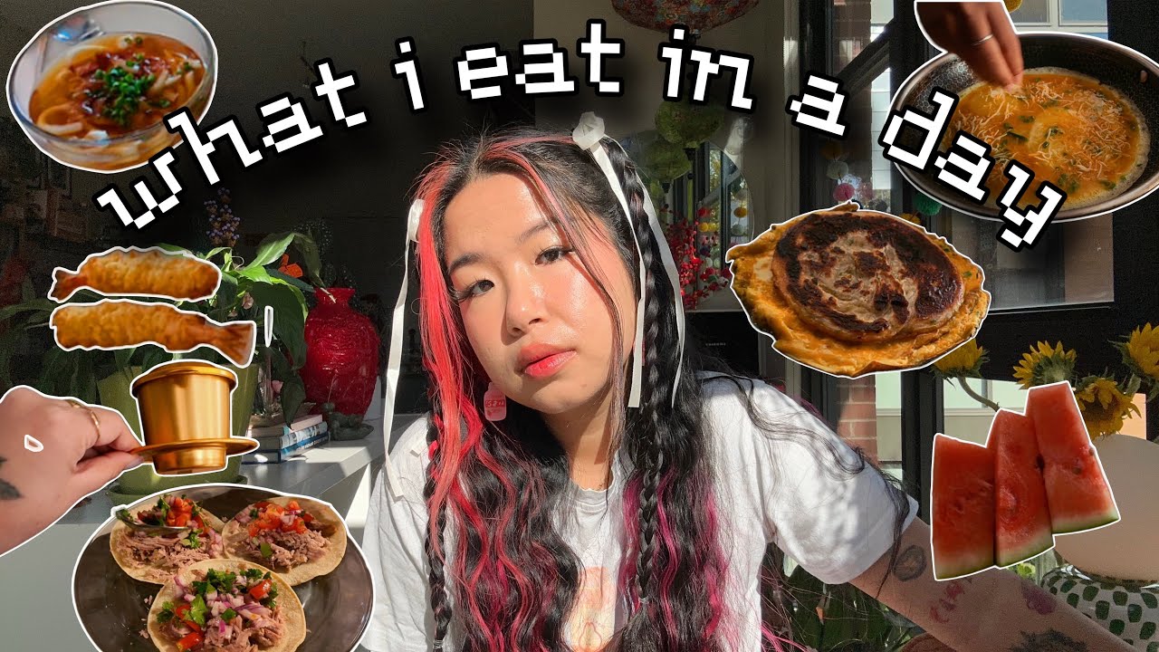 What I Eat in a Day 🍳 simple and convenient recipes, asian meals, tacos, trader joe's ingredients