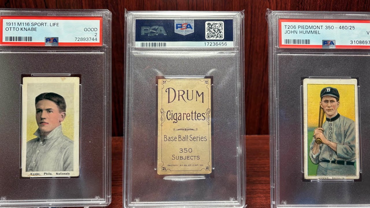 T209, M116 Sporting Life, Red Sun, T206 Drum and Red Hindu and other updates
