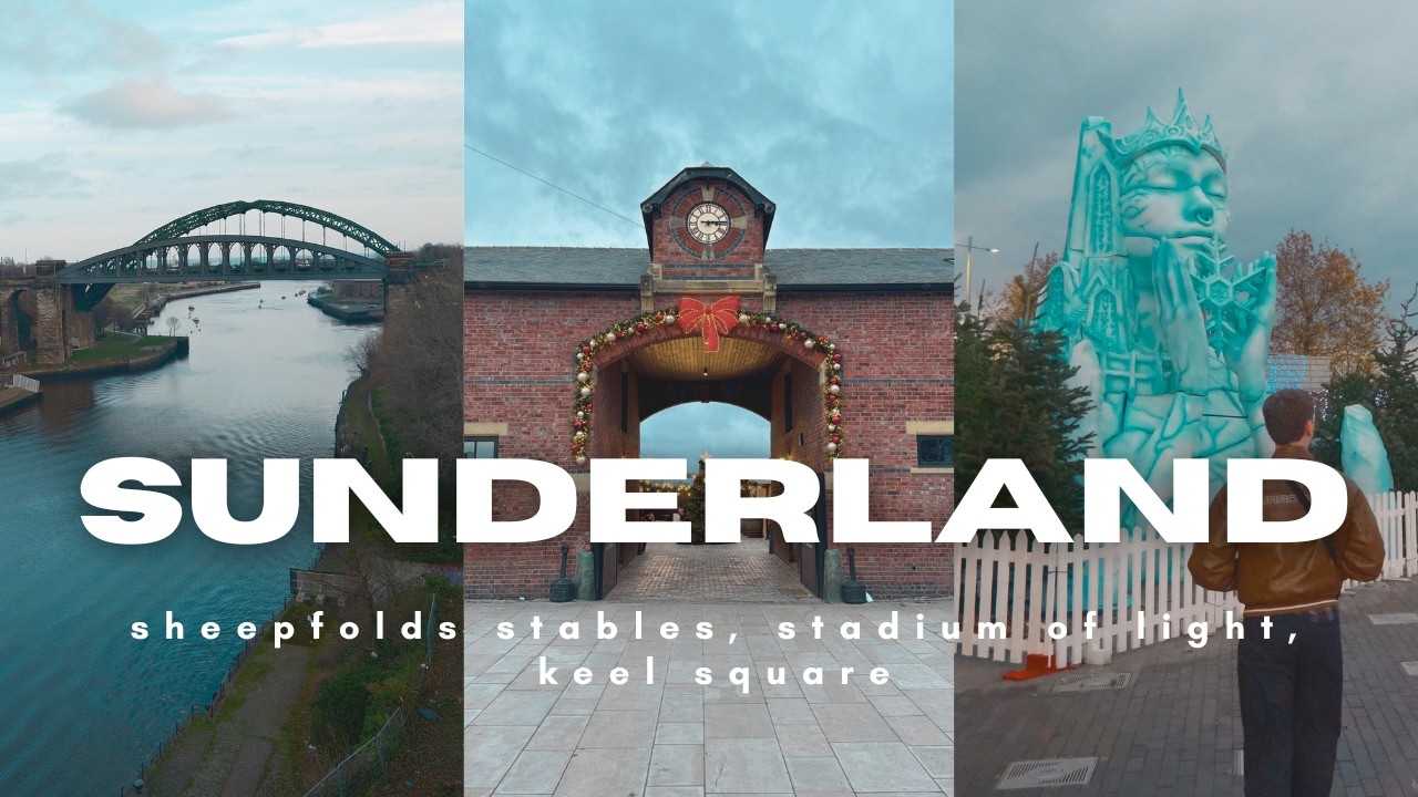 a day out in sunderland | sheepfolds stables, stadium of light, keel square