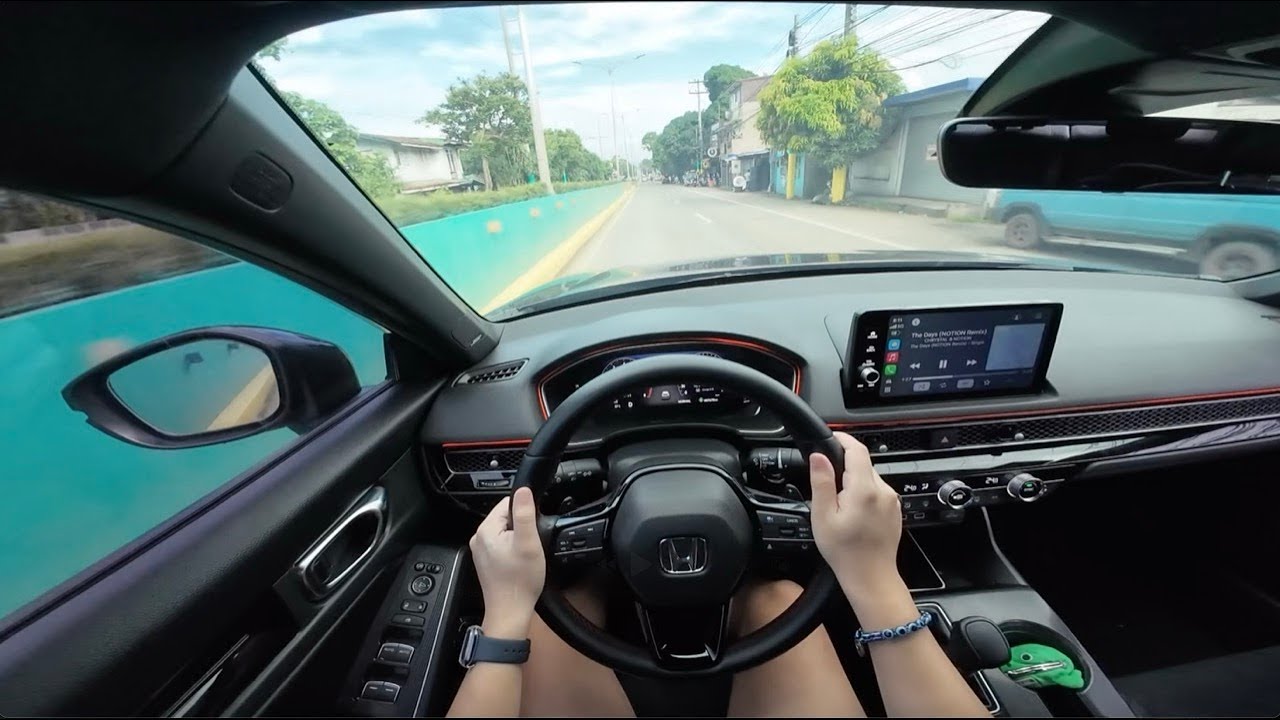 join me for a ride to my ophthalmology evaluation | HONDA CIVIC RS [POV]