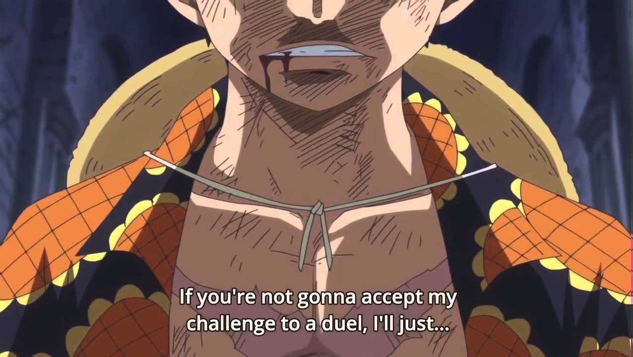 Luffy vs Bellamy . final fight