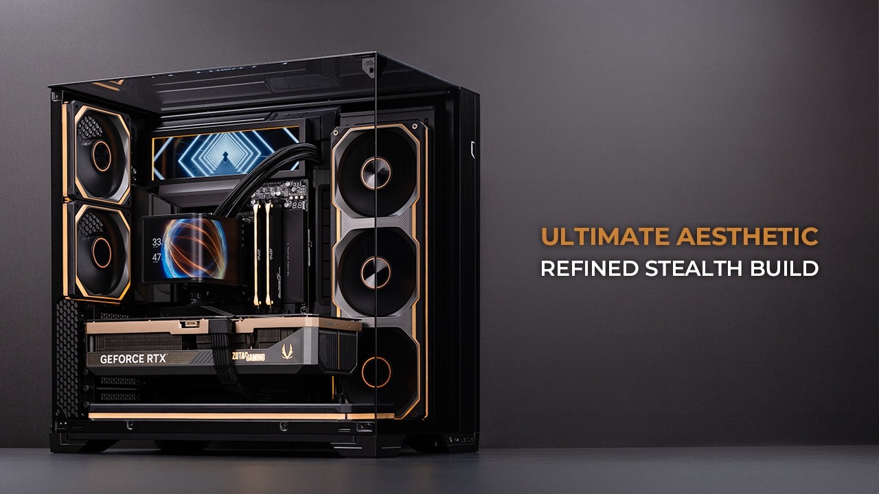 Ultimate Aesthetic Gaming PC Build | B850 AORUS Stealth | O11 Vision Compact | Panorama 3D SE 360