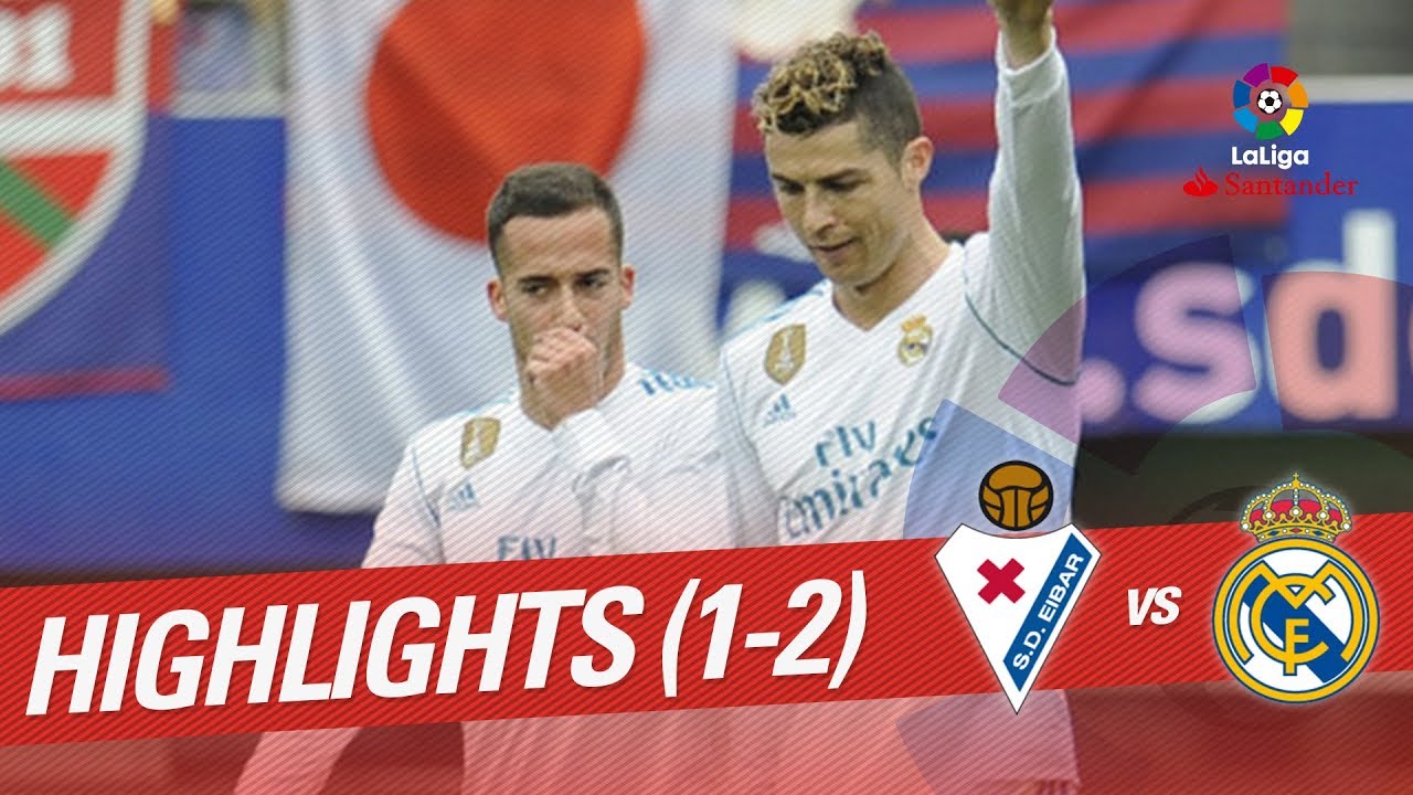 Resumen de SD Eibar vs Real Madrid (1-2)