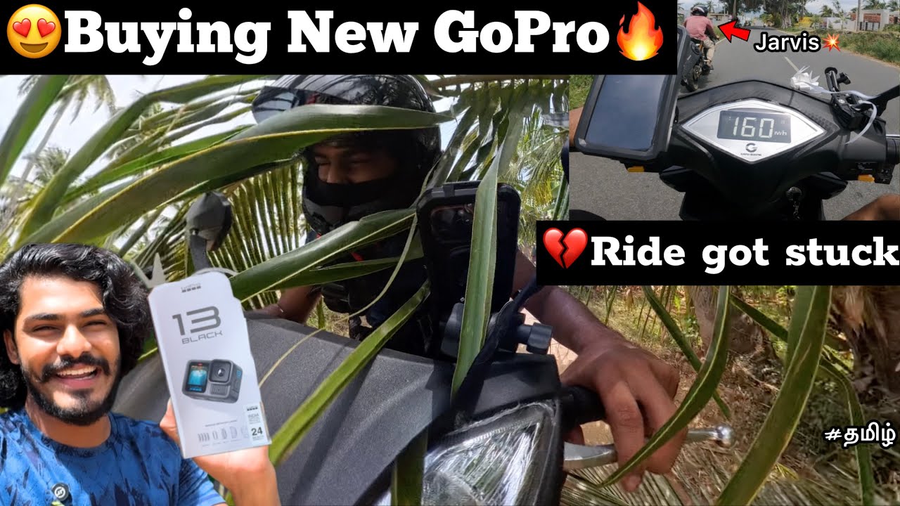 💔Ride got stuck🥺|😍Buying New GoPro for Next bike ride🔥| Jarvis and our new scooty | TTF | Tamil |