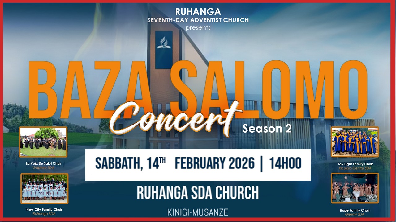 🛑 LIVE - BAZA SALOMO LIVE CONCERT- RUHANGA SDA CHURCH.