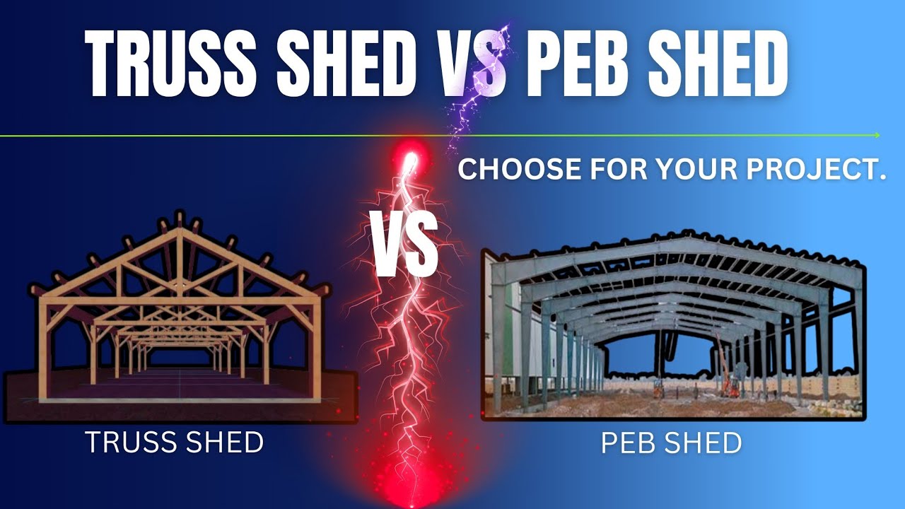 Truss Shed vs Pre-Engineered Building: What's the Difference? |TRUSS SHED| |PEB|
