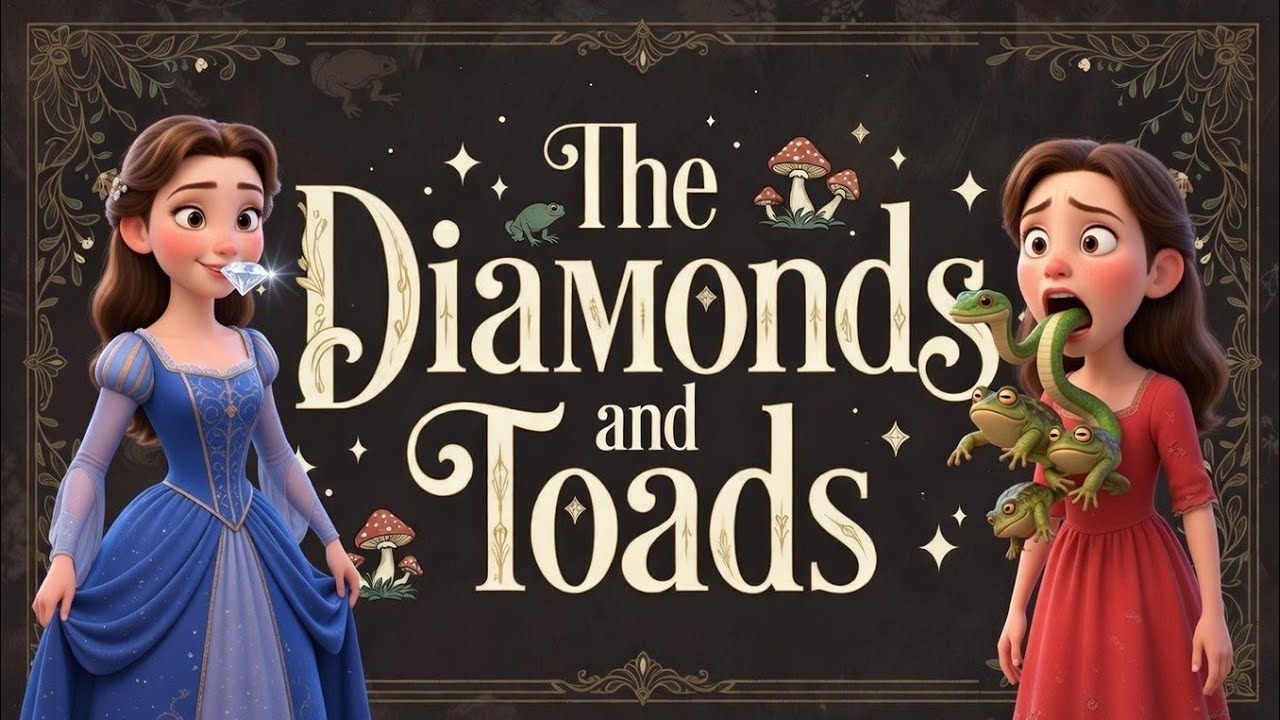 The diamonds and toads Thr retelling of kindness and cruelity