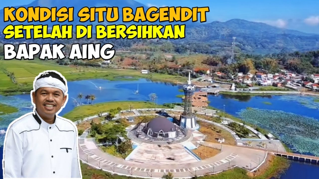 Kondisi situ bagendit setelah di bersihkan oleh kang dedi mulyadi