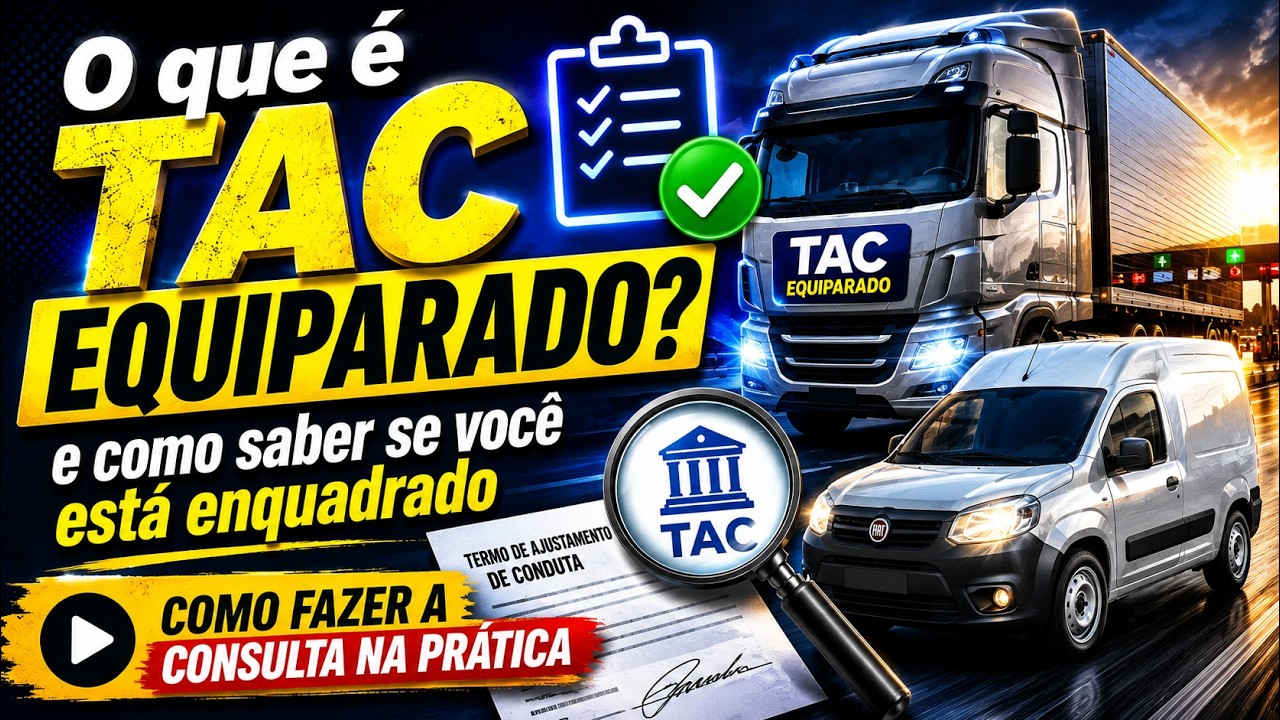 O QUE &Eacute; UM TAC EQUIPARADO? E COMO FAZER A CONSULTA NA PR&Aacute;TICA PASSO A PASSO 2026