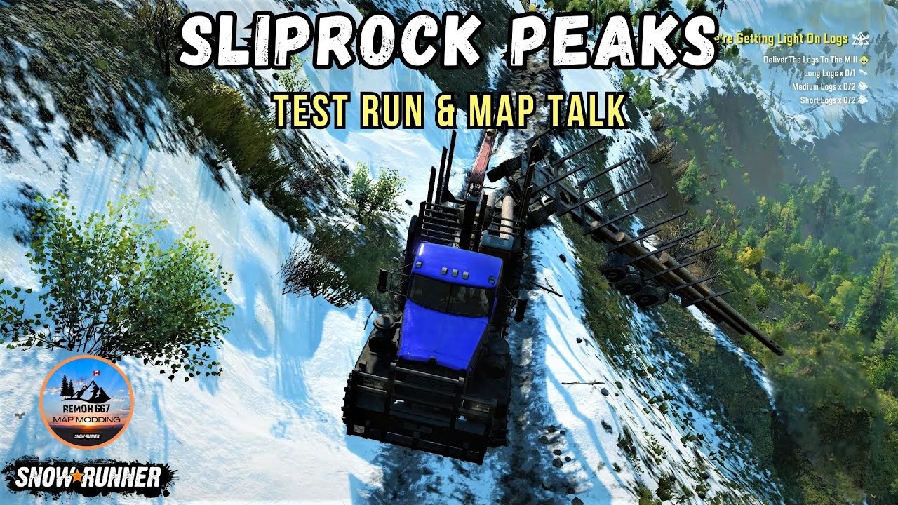 Snowrunner - Sliprock Peaks Test Run & Map Talk