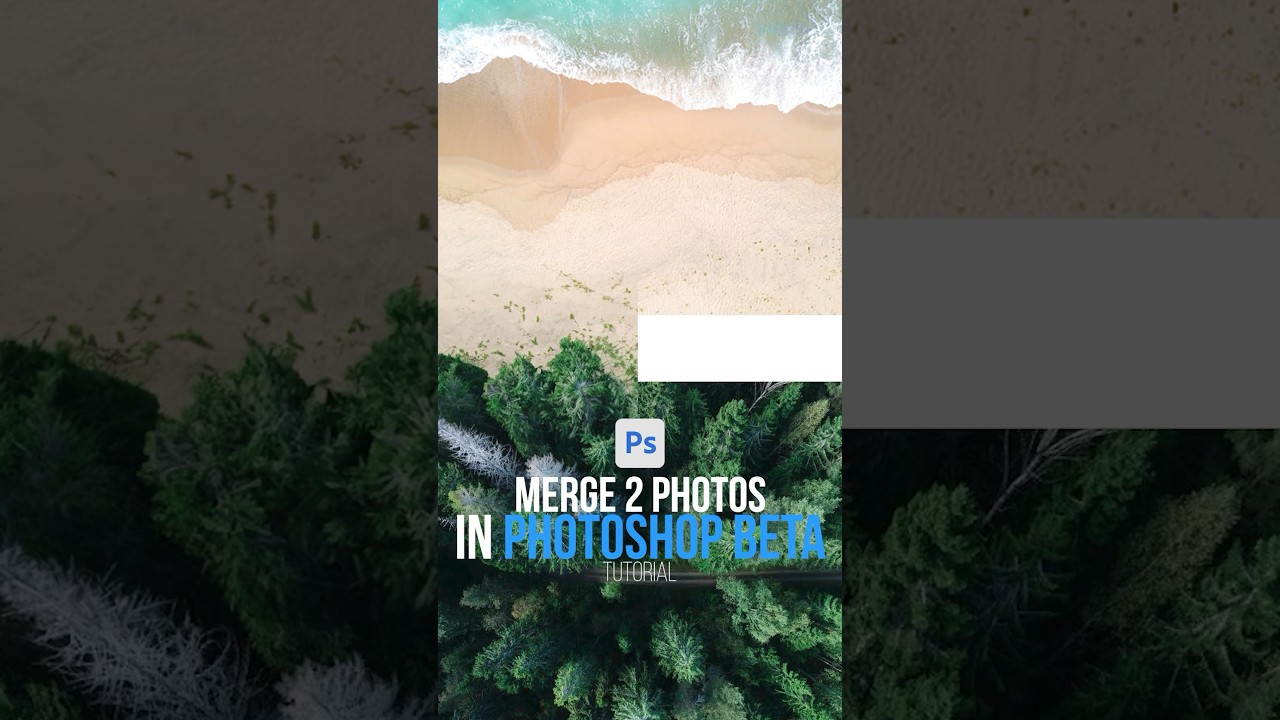 Merge 2 Photos in Photoshop