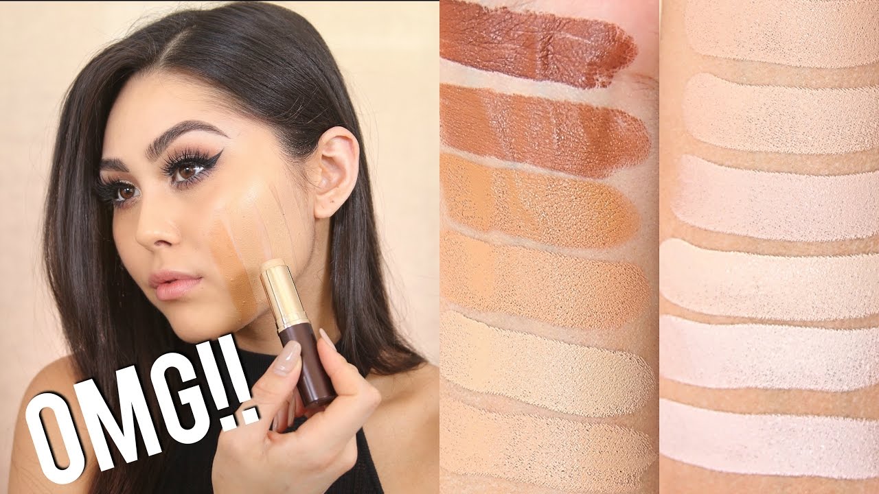 HIT or MISS?? NEW TARTE STICK FOUNDATION FIRST IMPRESSION REVIEW + SWATCHES