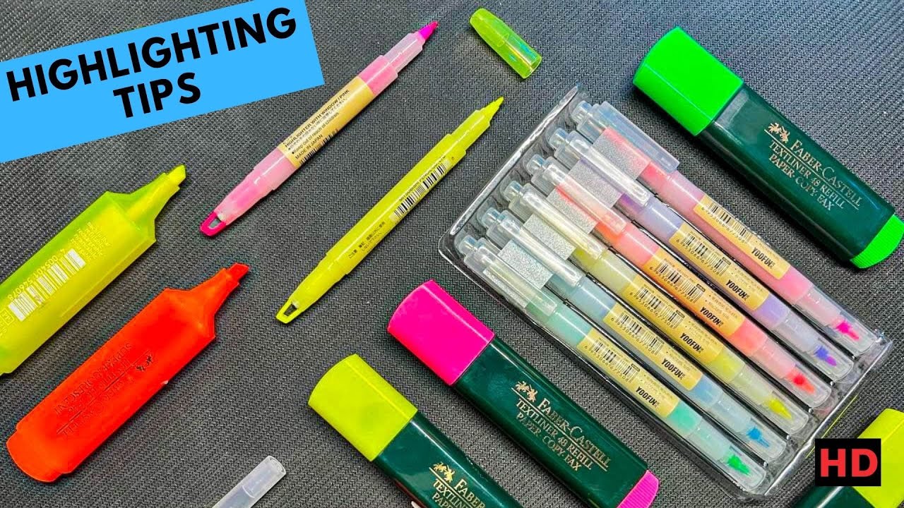 Pass Exams with HIGHLIGHTER PENS! | Recommended Highlighter Pens | STUDY TIPS | Philippines