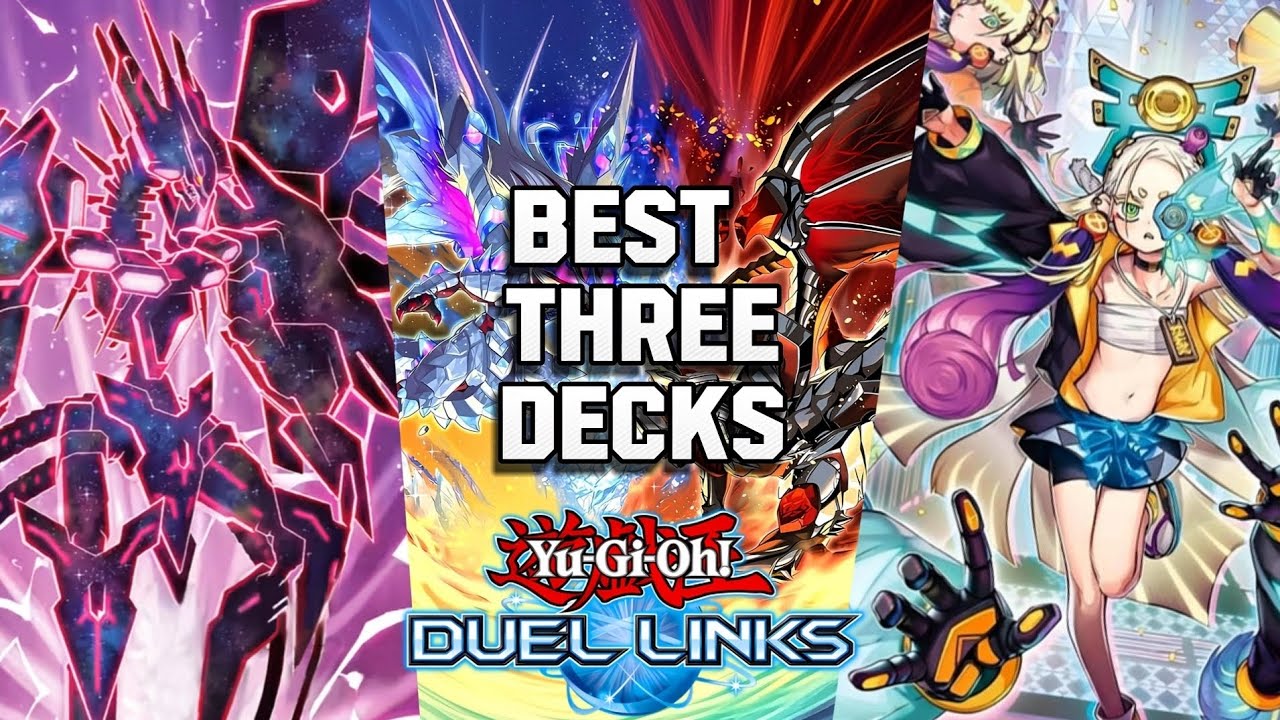 Top 3 BEST Decks to win in KC cup!....DUEL LINKS