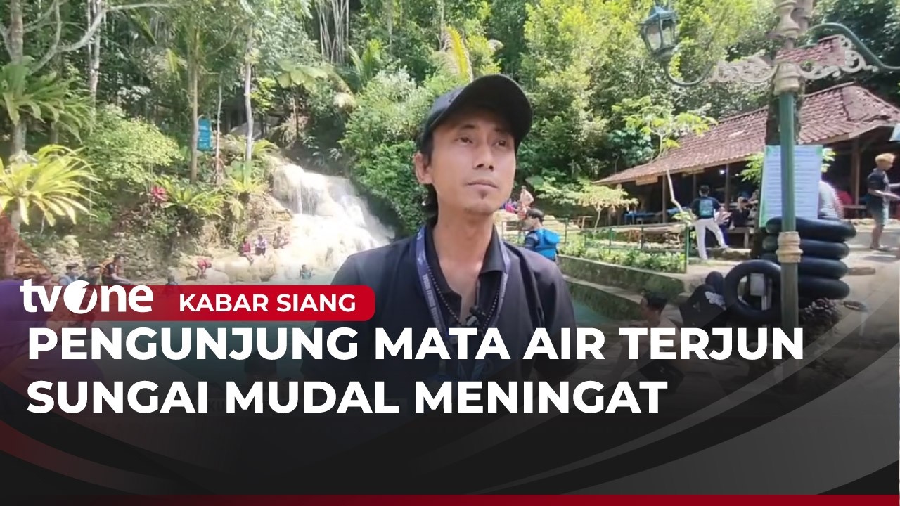 Menikmati Libur Lebaran di Wisata Air Terjun Sungai Mudal | Kabar Siang
