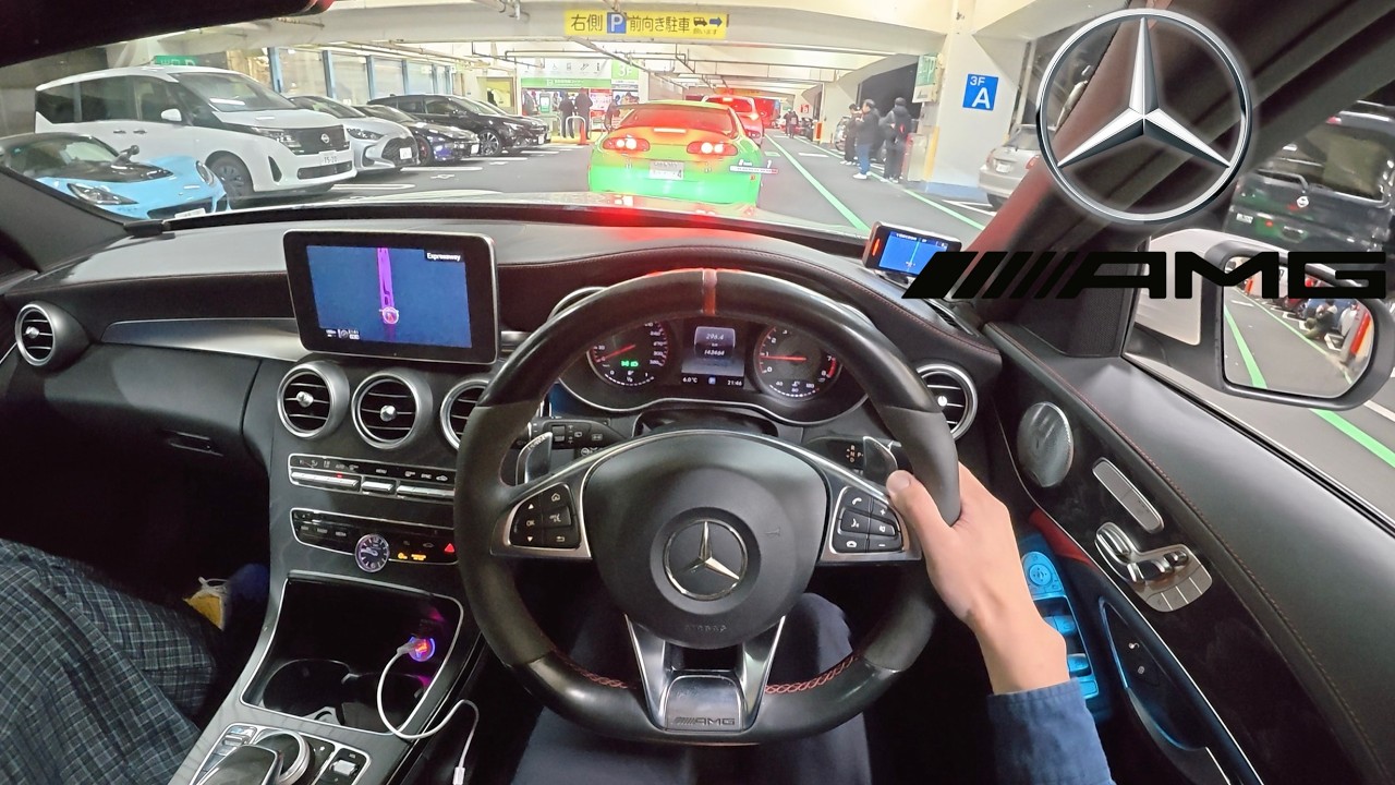 Mercedes-AMG C63 S Estate POV Night Drive | 東京夜駕_海ほたる