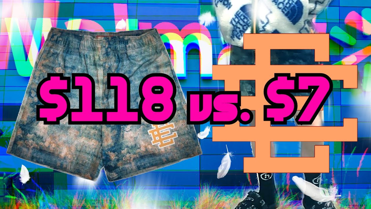 $118 Eric Emanuel Shorts vs. $7 Walmart Shorts