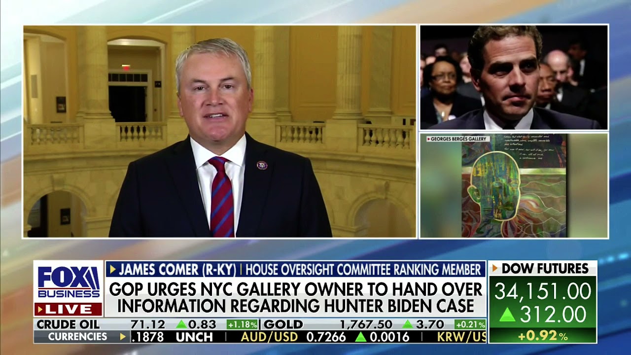 Comer Talks Hunter Biden on Fox Business with Maria Bartiromo