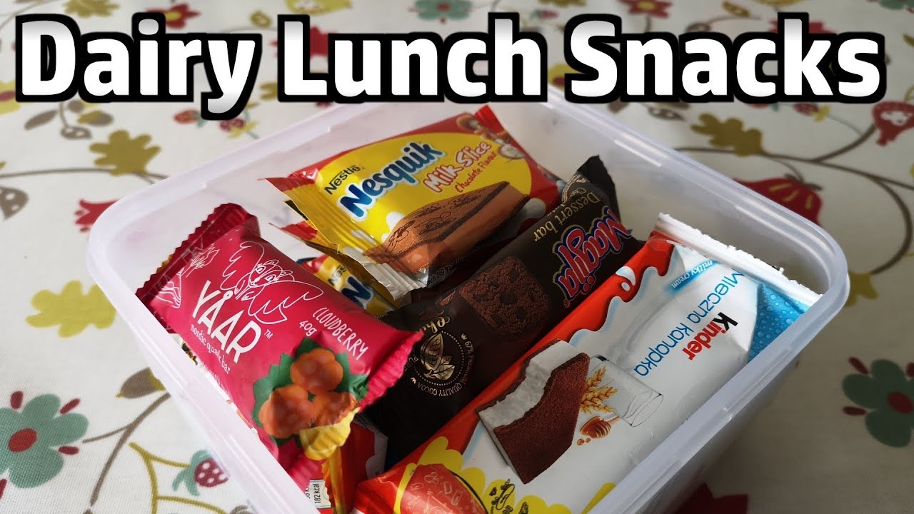 Chilled Dairy Lunchbox Snacks - I Can Unbox Anything