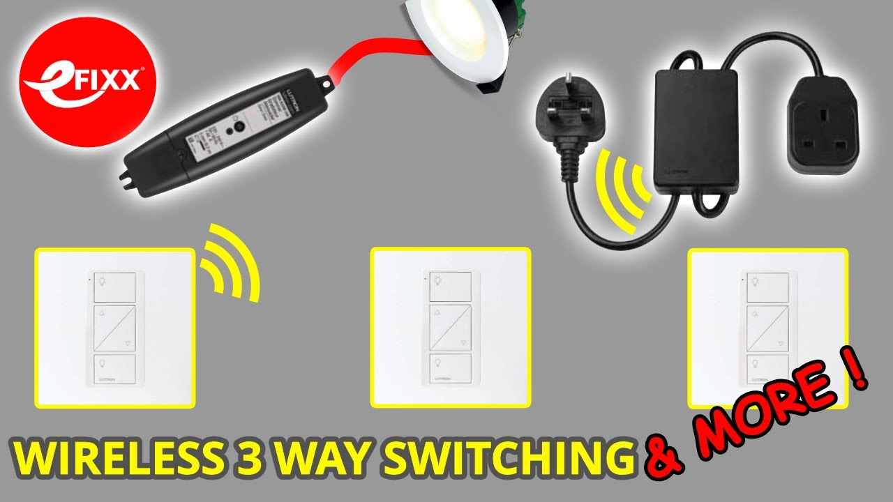 Bedroom lighting makeover 3 way light switch & MORE - WITH NO WIRES - Lutron RA2 Select