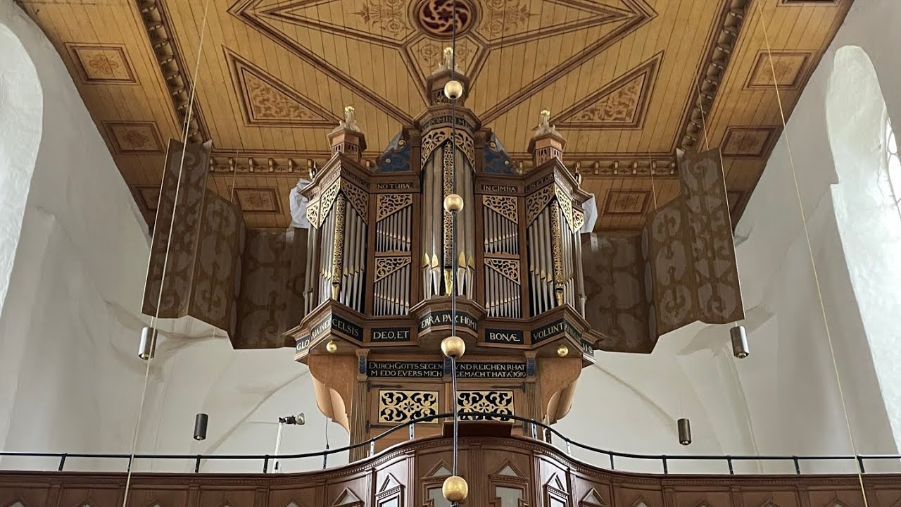 Michael Praetorius: Nun Lob mein Seel den Herrn | 1619 Edo Evers | Oldest Renaissance Organ, Germany