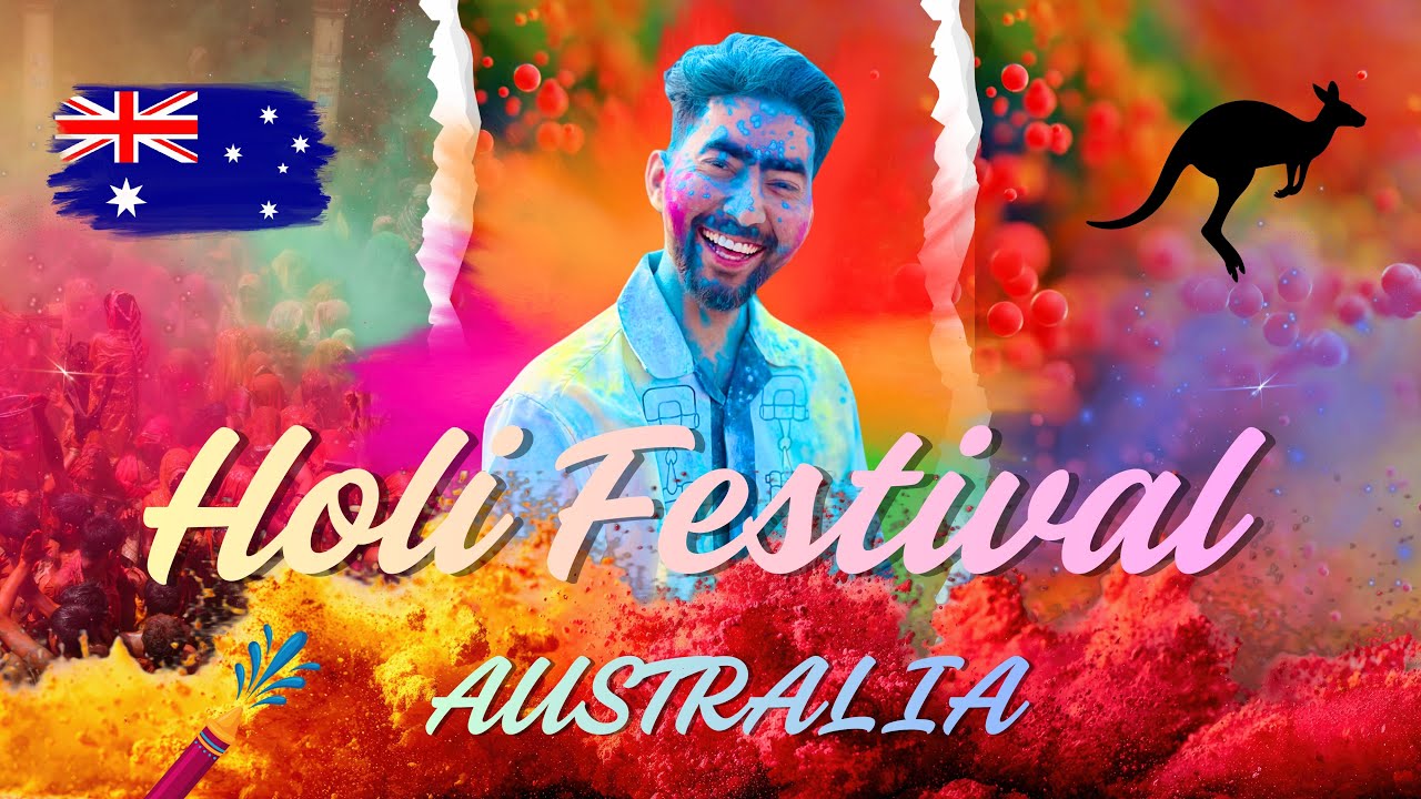Holi Celebration in Australia 🇦🇺 | Indian Holi Festival Vlog | Melbourne Holi 2026