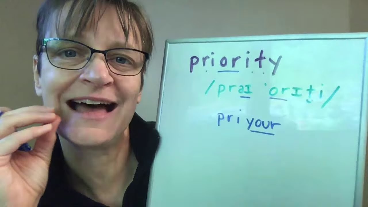 How to Pronounce Priority