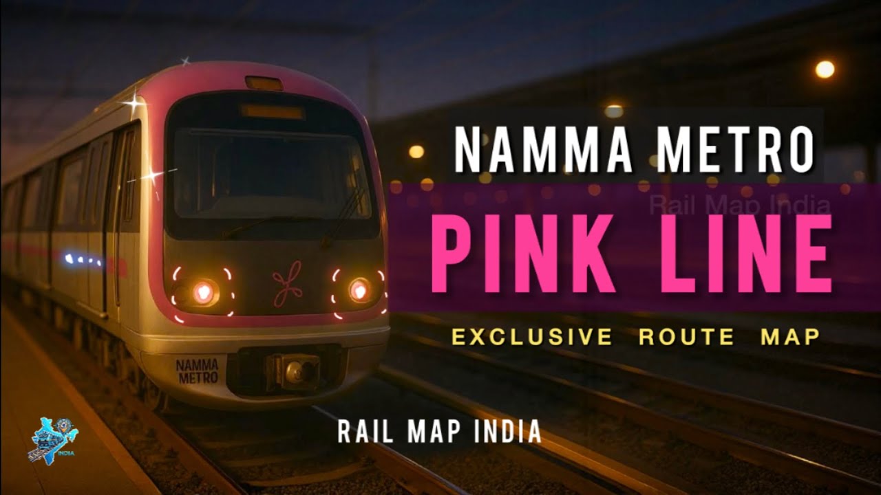 🚇 #Bengaluru Metro Pink Line Route – All 18 Stations Details