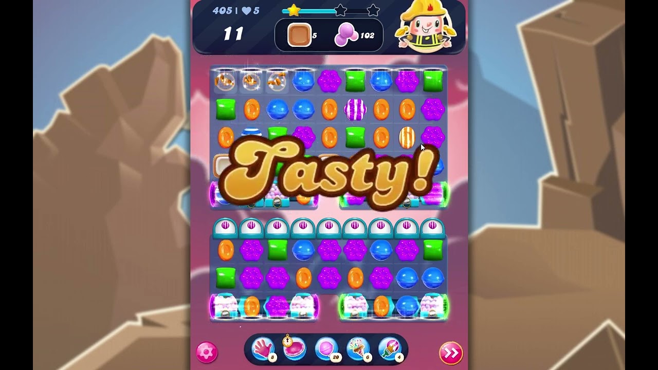 Candy Crush Saga Level 410 New Version