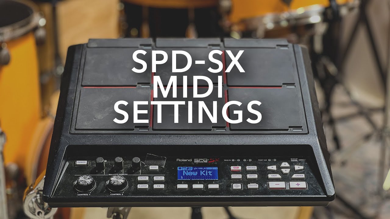 SPD-SX Midi Controller Setting for Ableton Live (Quick Video Setting Only)