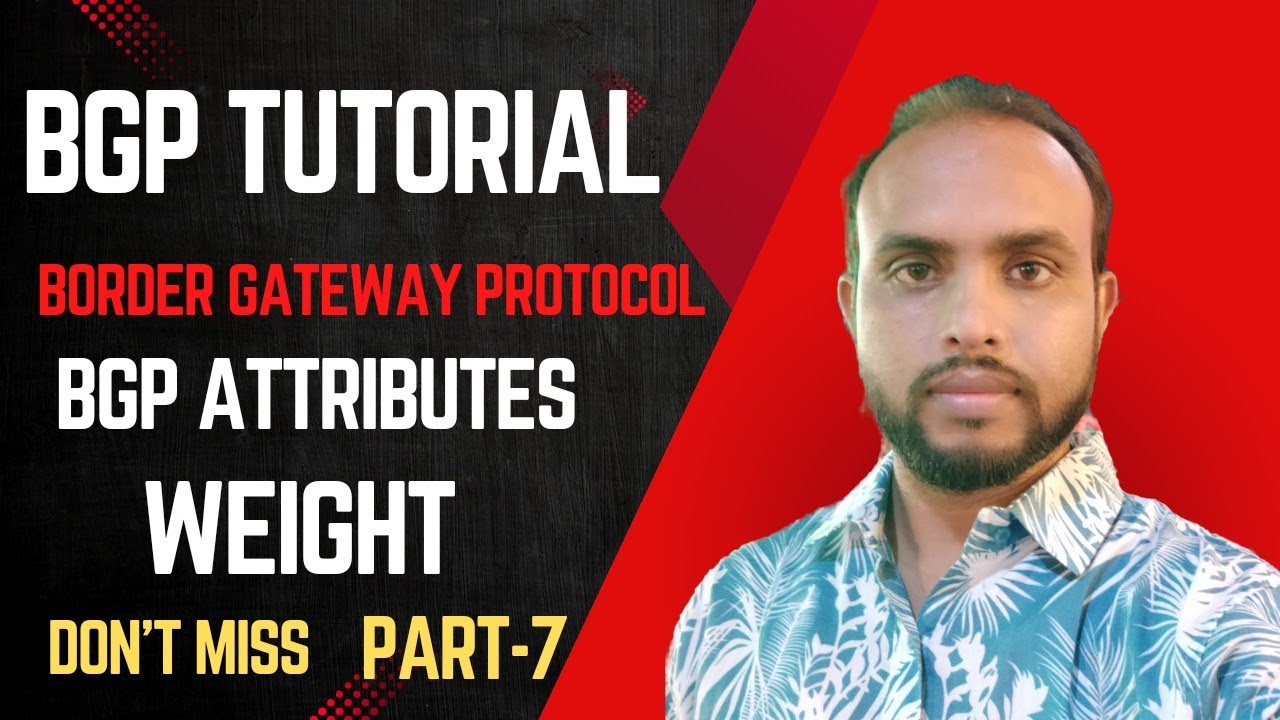 bgp attributes weight in hindi | part-7 | bgp weight in networking