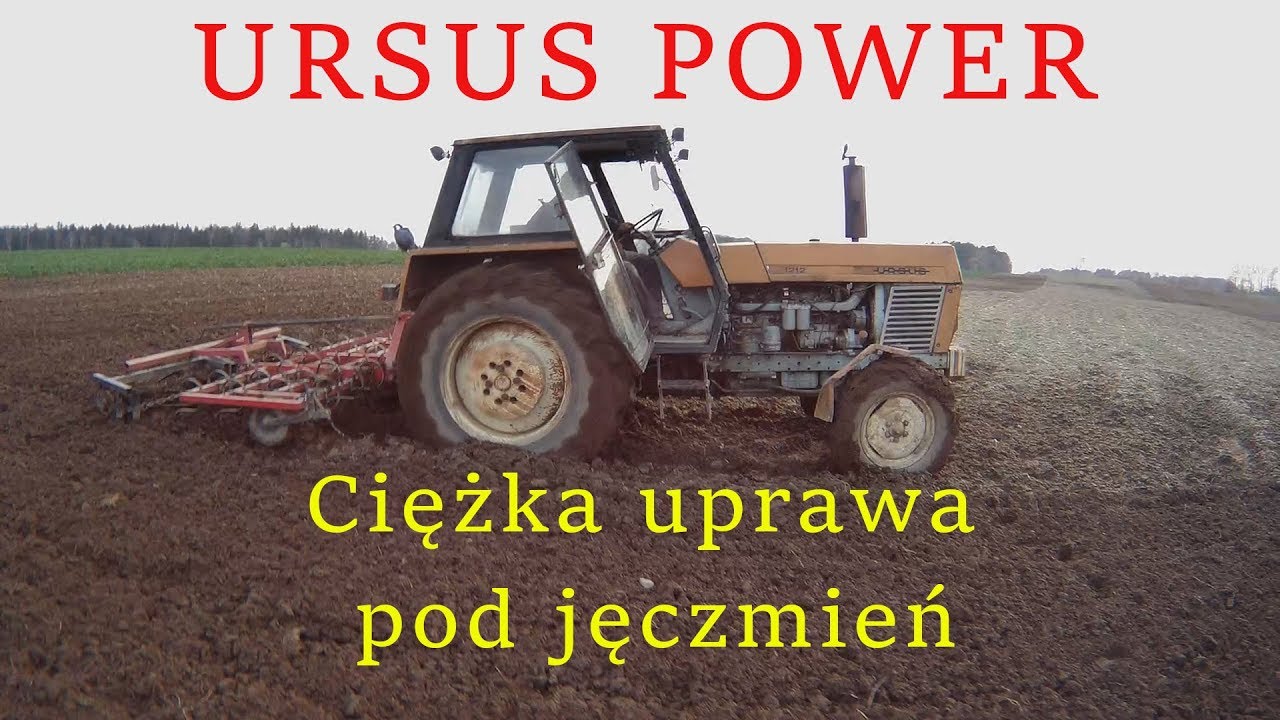 Uprawa Pola pod siew jęczmienia 2019 ! Ursus 1212 ! VIXA w polu !!! auuu