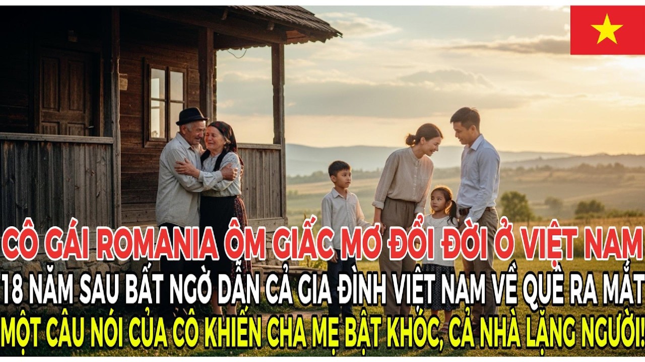 14 tuổi bỏ nhà sang Việt Nam, 18 năm sau dẫn chồng con về — một câu nói khiến cả nhà bật khóc