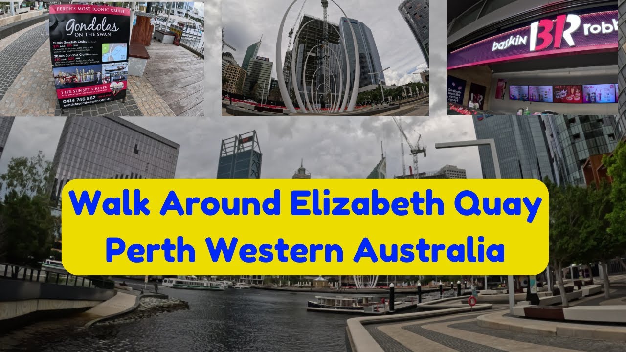 Elizabeth Quay Perth Western Australia Walk