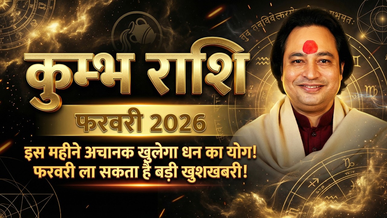 Kumbh Rashi (Aquarius) – Kumbh Rashi February Rashifal 2026 | Aquarius Horoscope February 2026