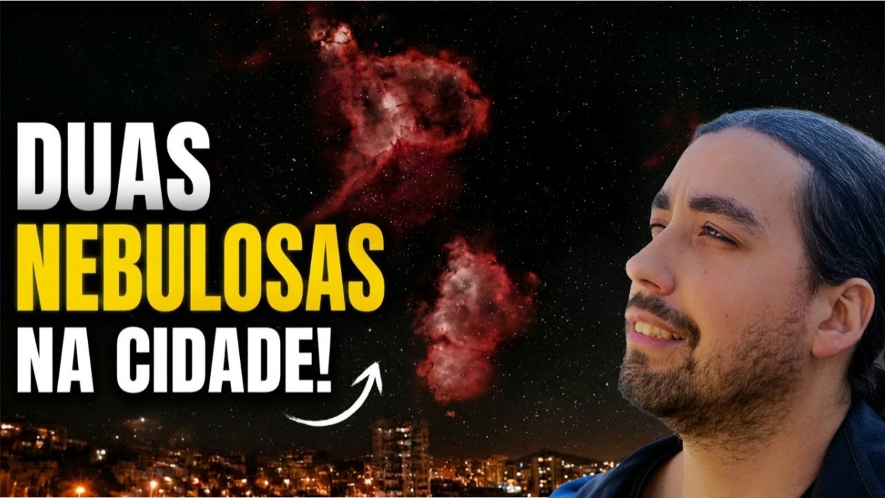 DUAS NEBULOSAS AO MESMO TEMPO! | Astrofotografia