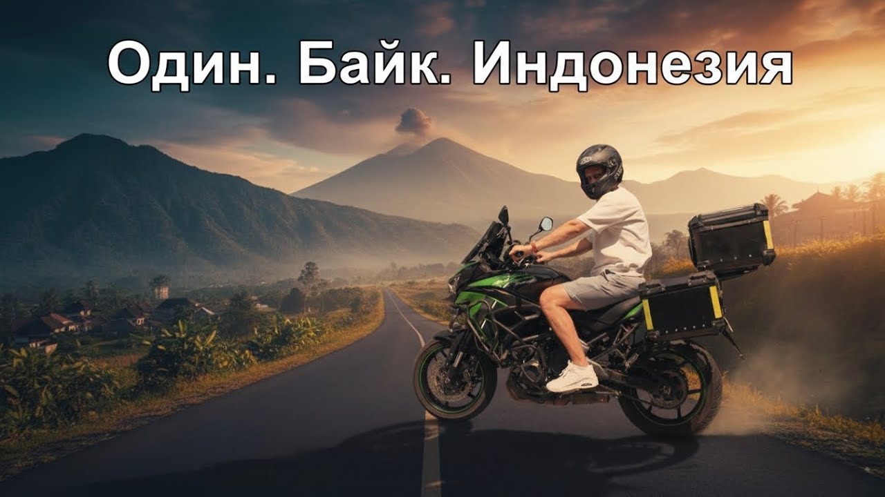 Один. Байк. Индонезия — старт большого мото-путешествия | Серия 1