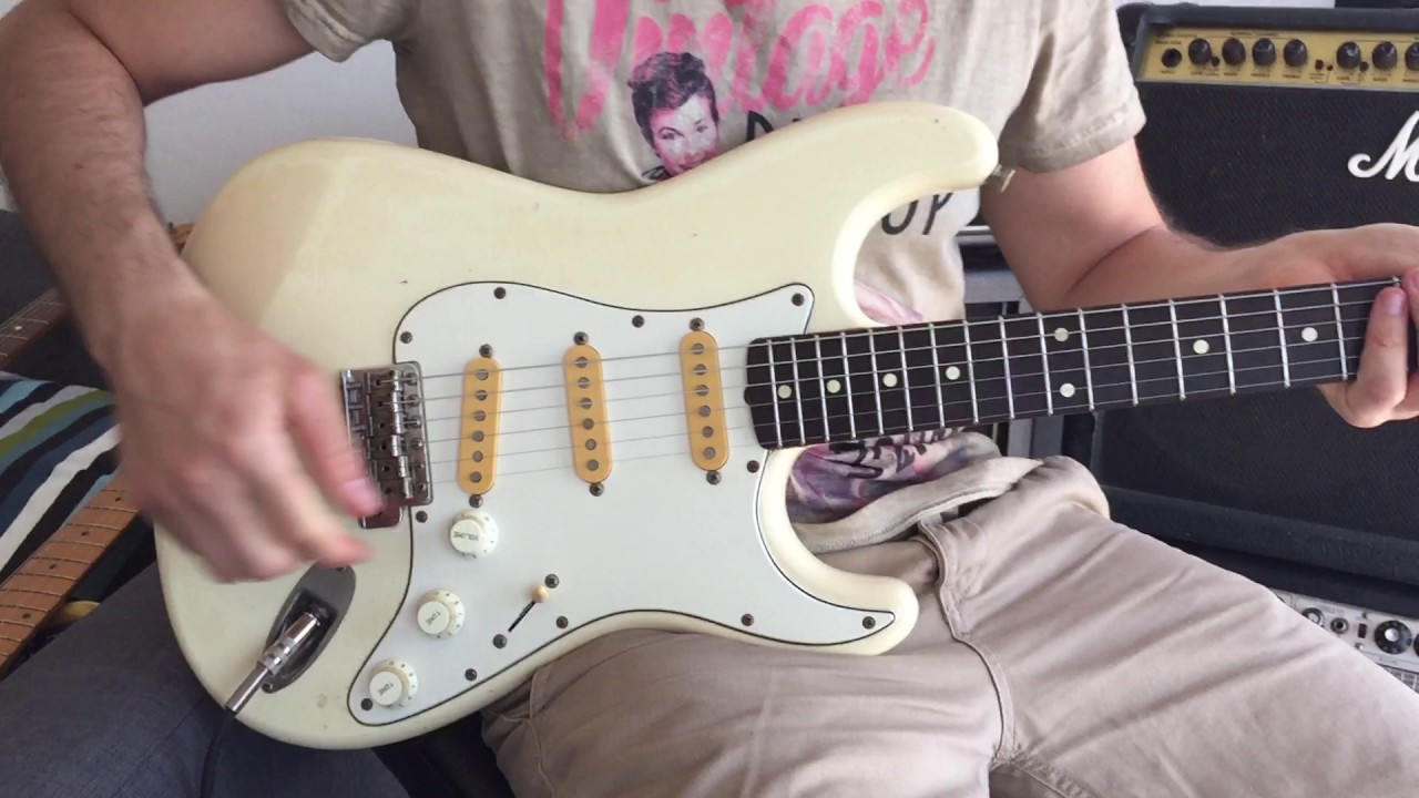 Squier JV Stratocaster White Cream 1983