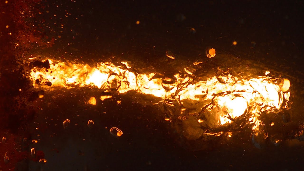 Slow Mo Molten Thermite in Water - The Slow Mo Guys