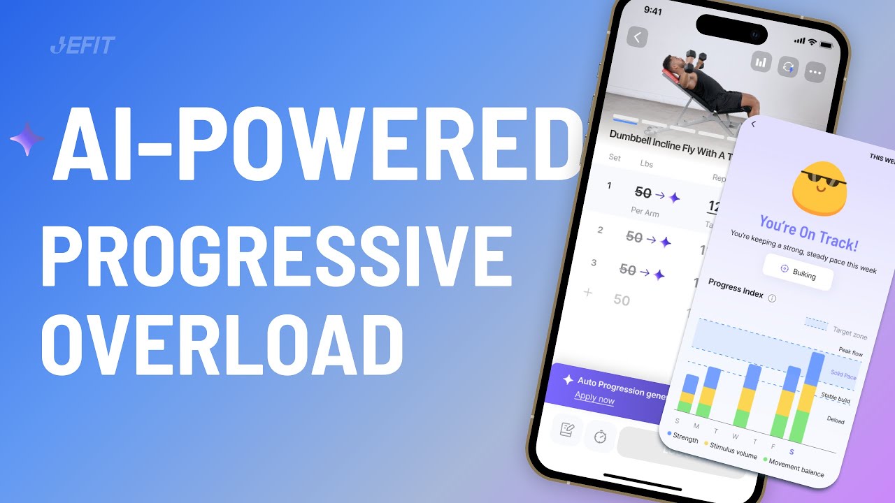 AI-Powered Progressive Overload | How Jefit Helps You Build Real Strength