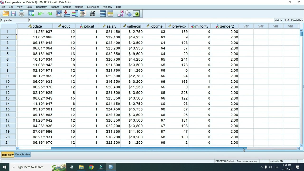 Tutorial SPSS #2  Recodificarea variabilelor