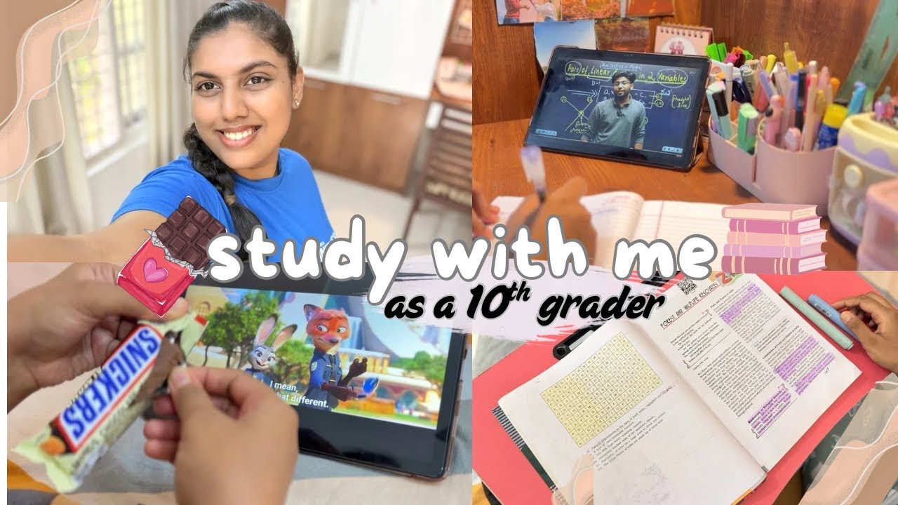 Study with me as a 10th grader 📚✨