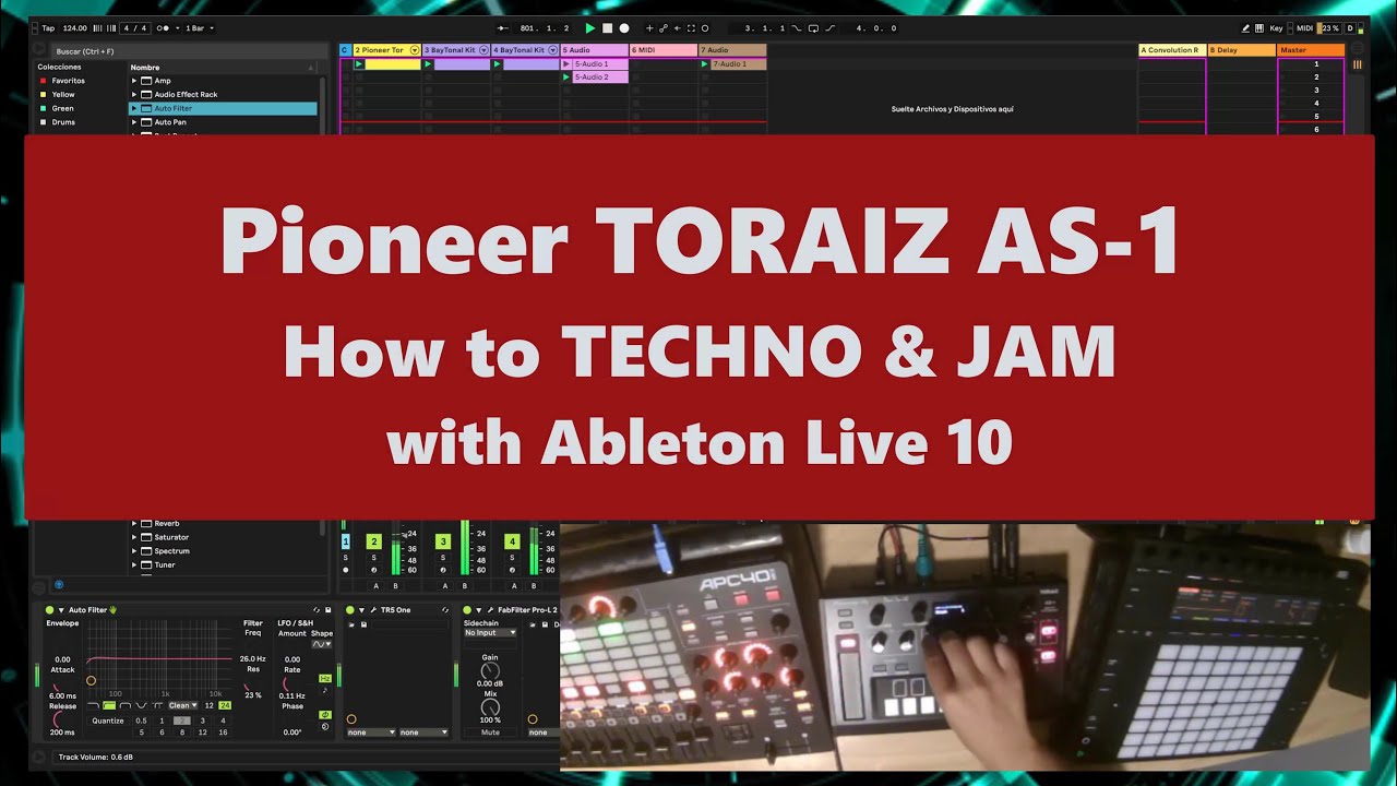 Pioneer Toraiz AS-1 How to TECHNO & JAM with Ableton TUTORIAL (2020) 4K