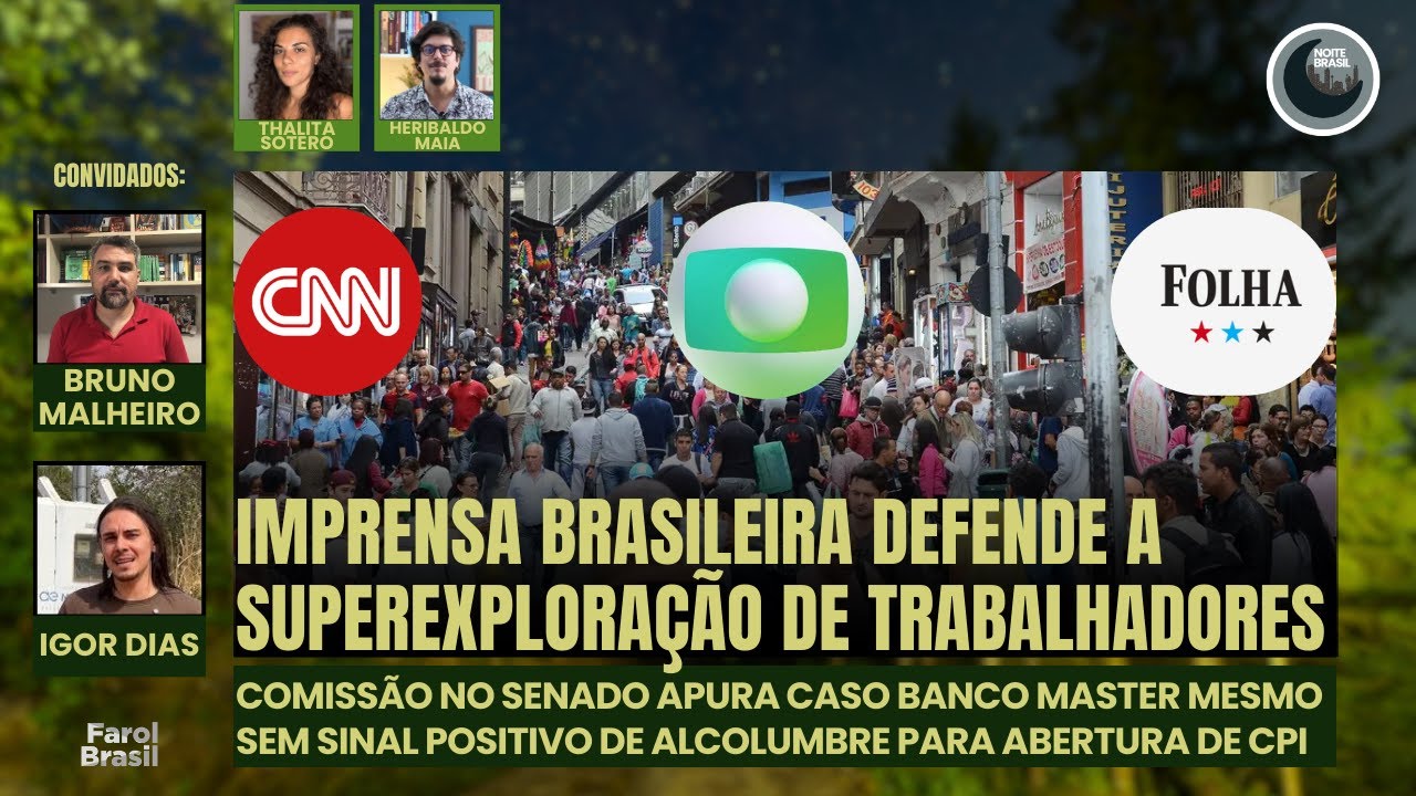 O fim da escala 6x1 mostra como a grande imprensa mente para defender a burguesia brasileira | 23.02