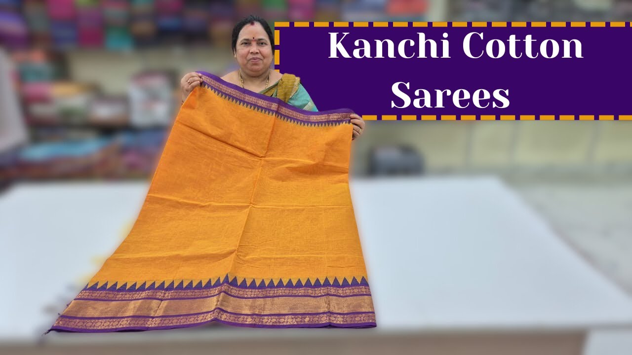 Kanchi Cotton Sarees | Khadi Silk Sarees || Wholesale Shop || GSR HANDLOOMS