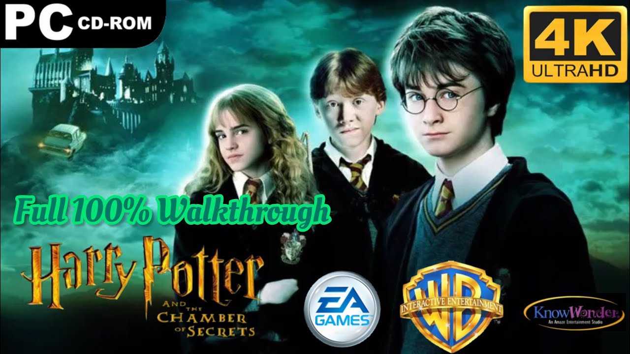 Harry Potter and the Chamber of Secrets [PC] Full 100% Walkthrough - 4K60ᶠᵖˢ UHD